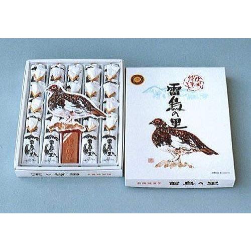 さくっと香ばしい北アルプスの銘菓「雷鳥の里」