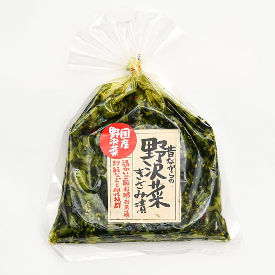 信州の冬の味覚を閉じ込めた「野沢菜漬け」