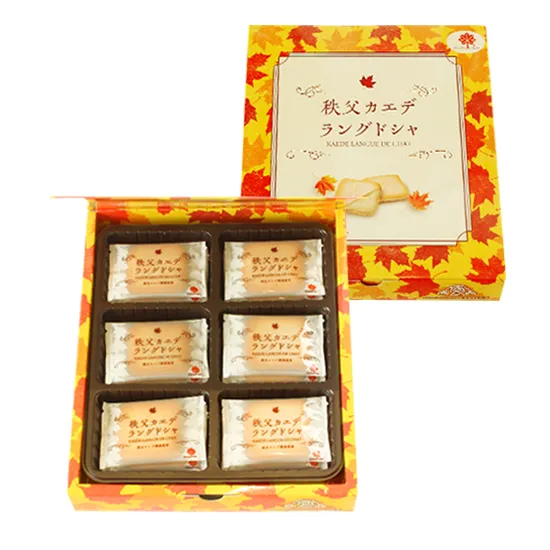 サクサク食感とメープルの香りが絶妙「秩父カエデラングドシャ」