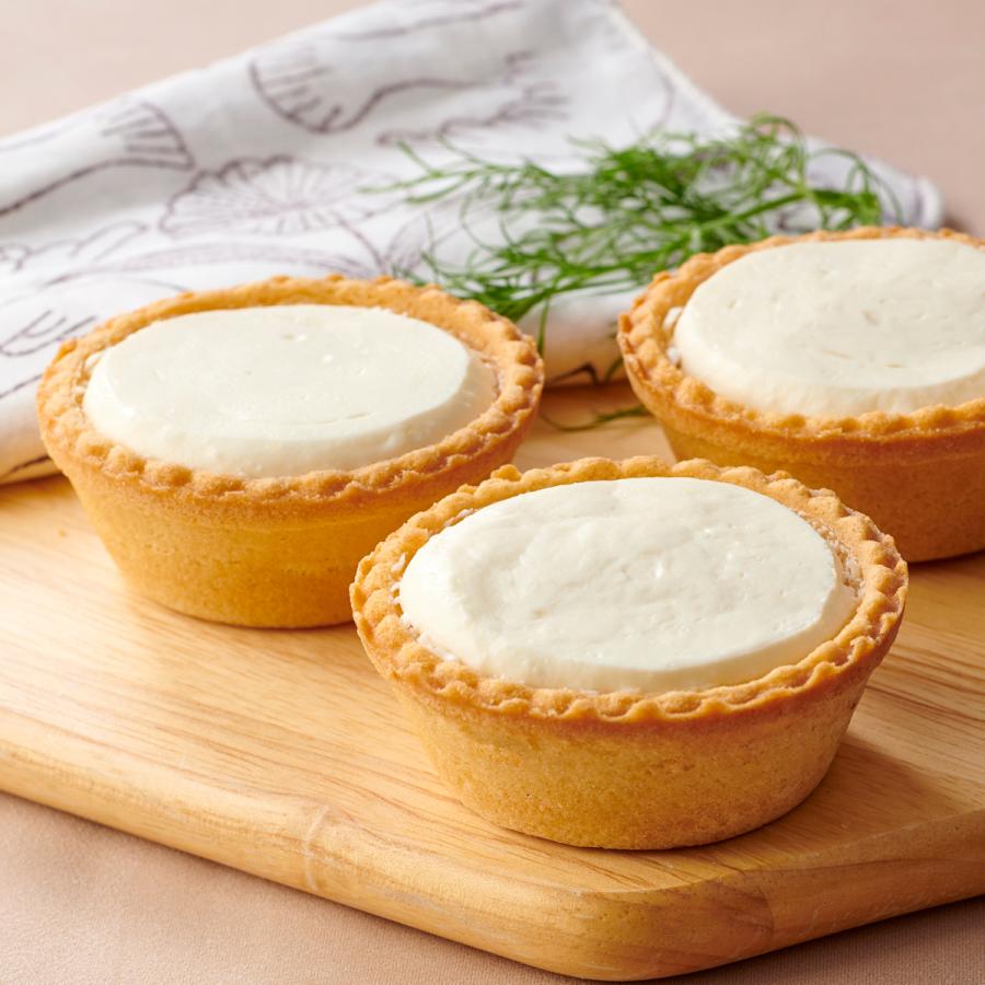 濃厚なチーズの味わいが絶品「レアチーズ・タルト」