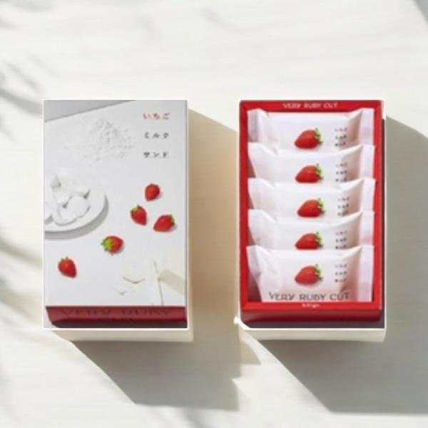 甘酸っぱい苺と濃厚ミルクの幸せハーモニー「いちごミルクサンド」