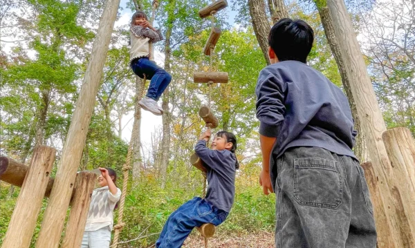 広島県立もみのき森林公園 わんぱくの森アスレチックコース