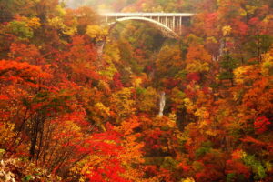 鳴子峡　紅葉