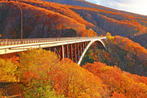 城ヶ倉大橋　紅葉