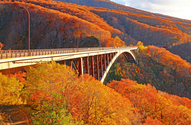 城ヶ倉大橋　紅葉