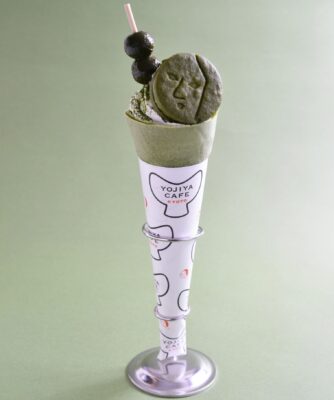 よーじやカフェ 嵯峨野嵐山店の「抹茶クレープパフェ」