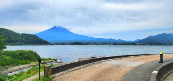 河口湖サイクリング