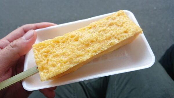 築地場外市場　玉子焼き