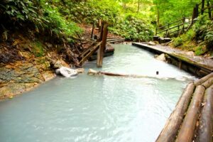 登別温泉 大湯沼川天然足湯