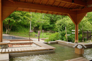 湯野上温泉駅足湯