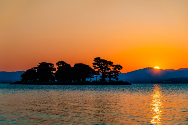 宍道湖の夕日